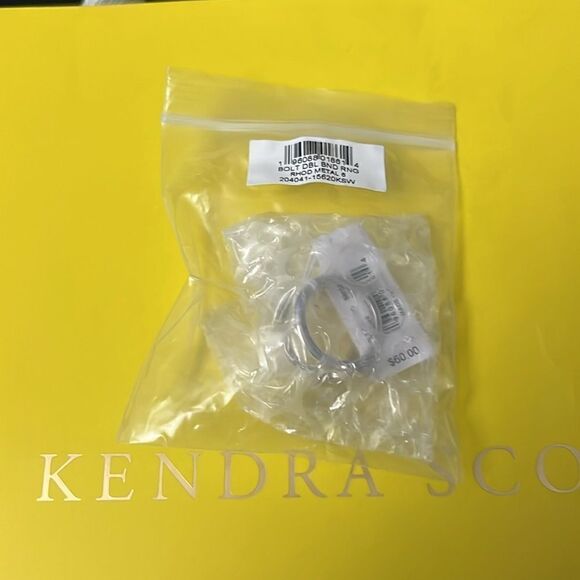 MWT Kendra Scott Lightning bolt double band ring 6 - Picture 8 of 8